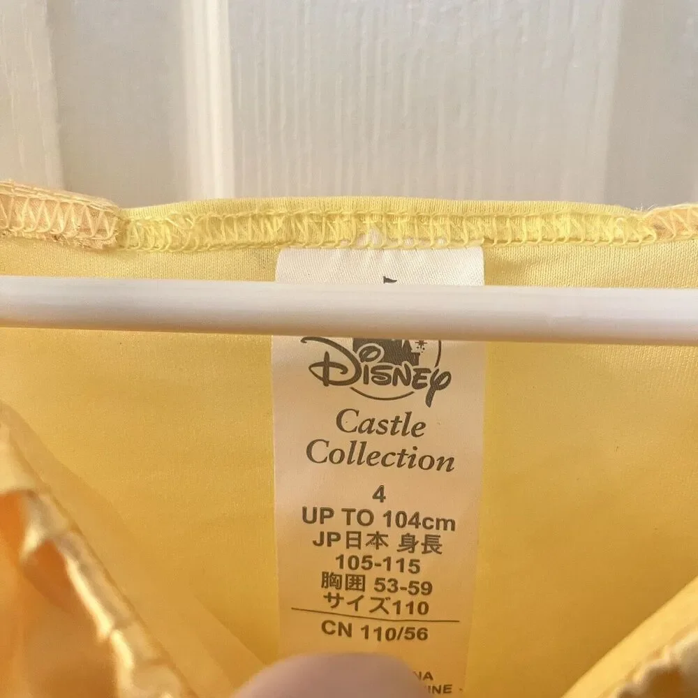 Disney Castle Collection Belle Beauty and the Beast Dress Costume Girls Size 4 - Picture 7 of 14